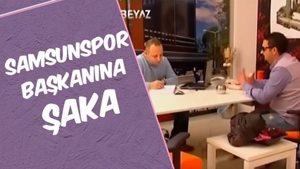 Mustafa Karadeniz - SamsunSpor'un Başkanını Şakalıyor