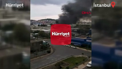 Pendik’te fabrika yangını