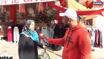 Sokak röportajında konuşan vatandaş: Bu pahalılık CHP’nin yaptığı bir şey; Erdoğan’ın bir suçu günahı yok