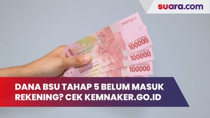 Dana BSU Tahap 5 Rp 600 Ribu Belum Masuk Rekening? Coba Cek di kemnaker.go.id