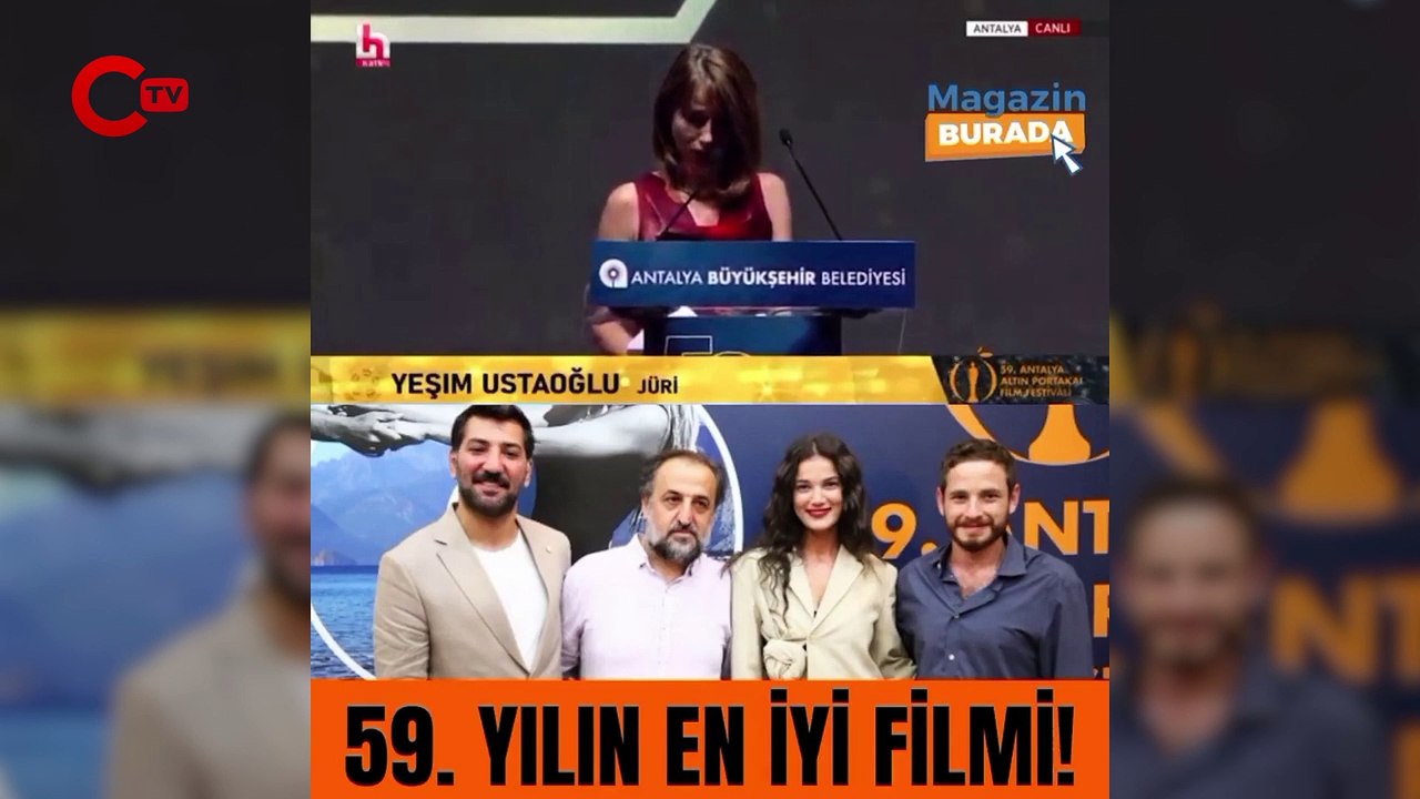 59. Altın Portakal Film Festivali'nde 'Karanlık Gece' filmine ödül yağdı!