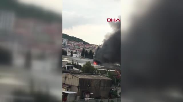 Son dakika haberleri | İSTANBUL-PENDİK'TE FABRİKA YANGINI
