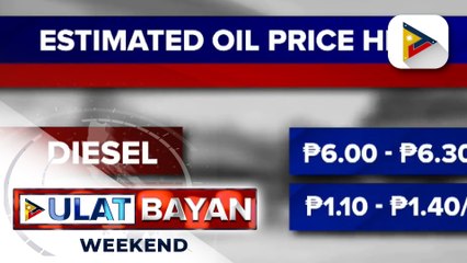 Halos P6 taas-presyo sa diesel, nakaamba sa papasok na linggo