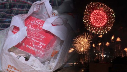 105만 불꽃축제 쓰레기 50톤 나와...'대란' 없어 / YTN