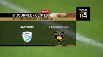 TOP 14 - Essai de Pierre BOURGARIT (SR) - Aviron Bayonnais - Stade Rochelais - Saison 2022/2023