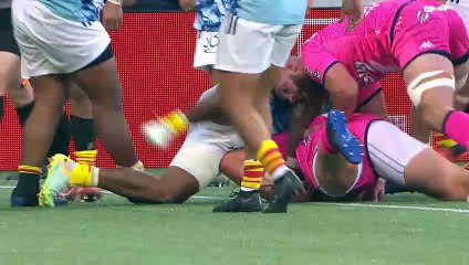 TOP 14 - Essai de Juan John VAN DER MESCHT 2 (SFP) - Stade Français Paris - USA Perpignan - Saison 2022/2023