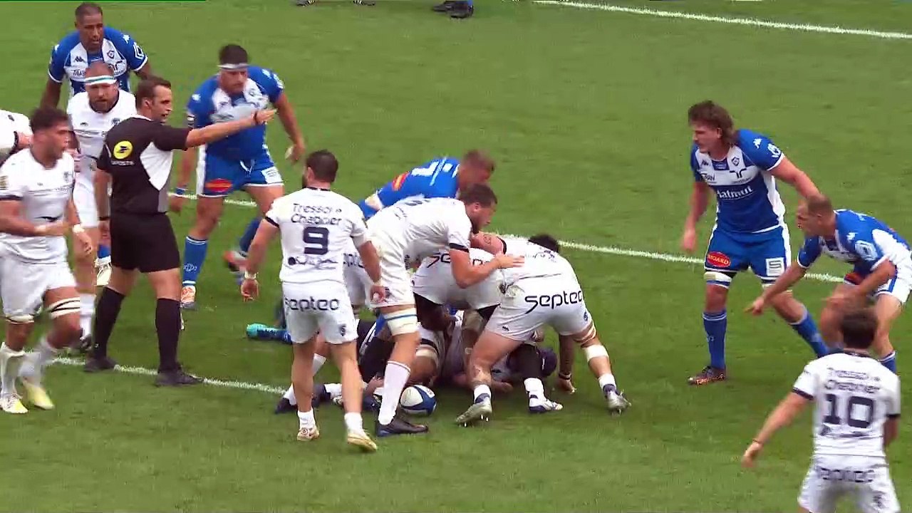 TOP 14 - Essai de Jacobus MEYER REINACH (MHR) - Castres Olympique - Montpellier Hérault Rugby - Saison 2022/2023