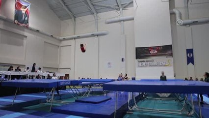 Trampolin Cimnastik Türkiye Şampiyonası sürüyor