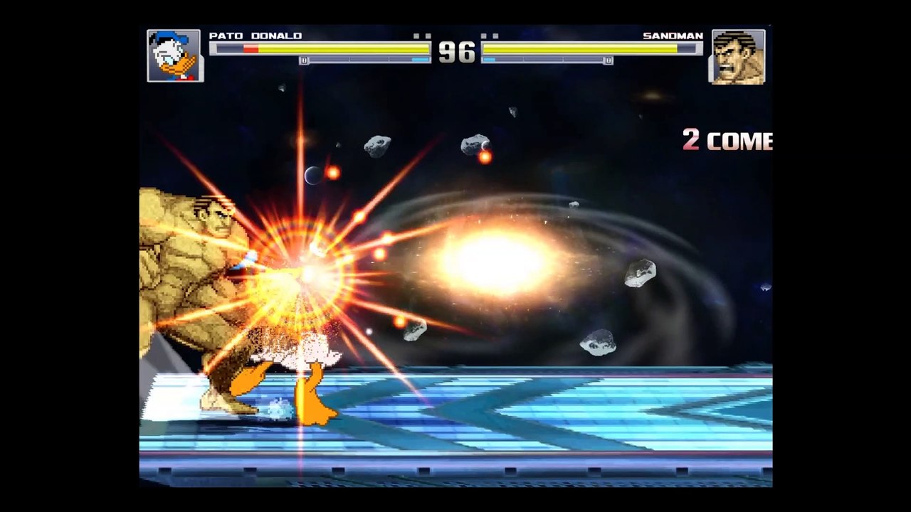 Donald Duck VS Sand Man - Mugen Street Fighter