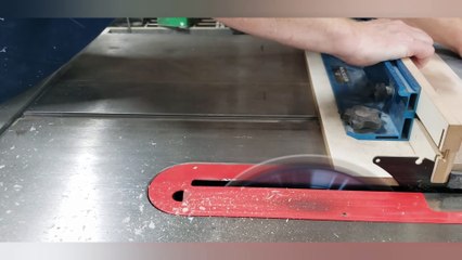 Trimming A Wood & Epoxy Serving Tray /  Rockler Cross Cut Sled & Table Saw