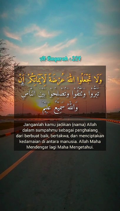 Allah tidak menghukummu karena sumpahmu yang tidak kamu sengaja | QS. Al-Baqarah : 224 - 226
