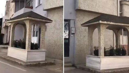 Bursa'da apartmanın önündeki mezarda kimin yattığını öğrenenler adeta yıkıldı