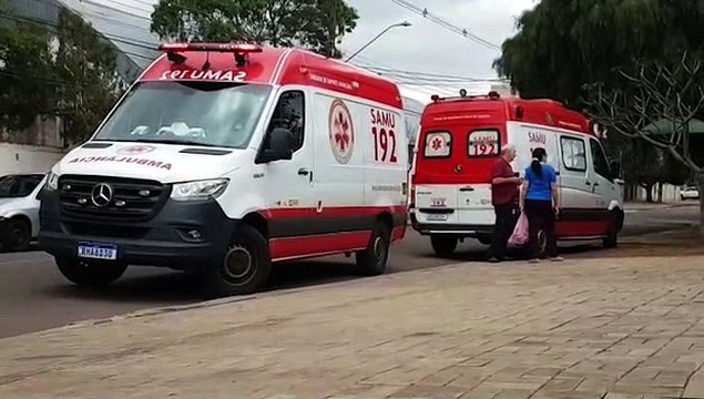 Idosa com suspeita de AVC é socorrida pelo Samu no Bairro Parque São Paulo