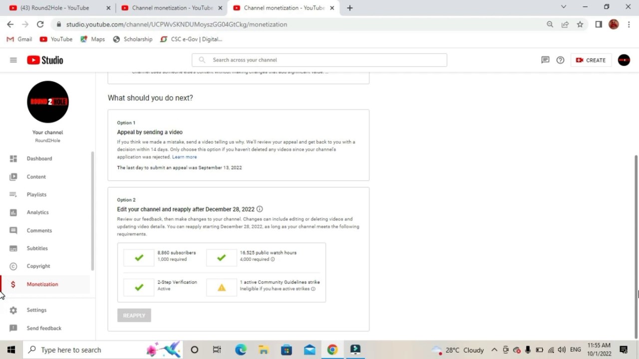 Apply YouTube Monetization 2022 | How To Enable Monetization YouTube Channel 2022