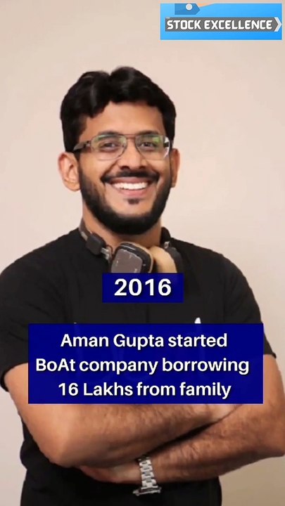 Aman Gupta success journey #shorts #sharktank #shark #boat #funding #investor #startup