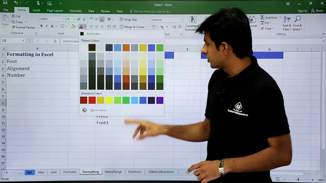 MS Excel - Formatting