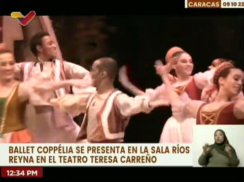 Teatro Teresa Carreño presenta última función del Ballet Coppélia en la sala Ríos Reyna