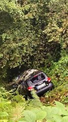 Rize haber: Rize'de otomobil uçuruma yuvarlandı: 1 yaralı