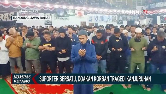 Suporter Sepak Bola Berbagai Daerah Bersatu Gelar Aksi untuk Doakan Korban Tragedi Kanjuruhan