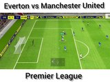 Everton vs Manchester United premier League.