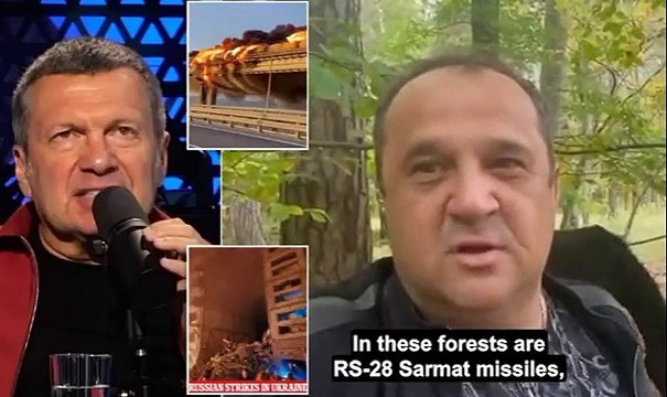 Russian governors threaten missile attacks on Ukraine's 'big cities' in a 'desire to seek revenge' for the Crimea bridge explosion as top Putin propagandist calls for total war and return to brutal Stalinist-era operations