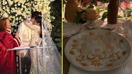 Sibel Can'ın oğlunun düğününde misafirlerin tabağı gündem oldu: İlk defa öyle bir jest gördük