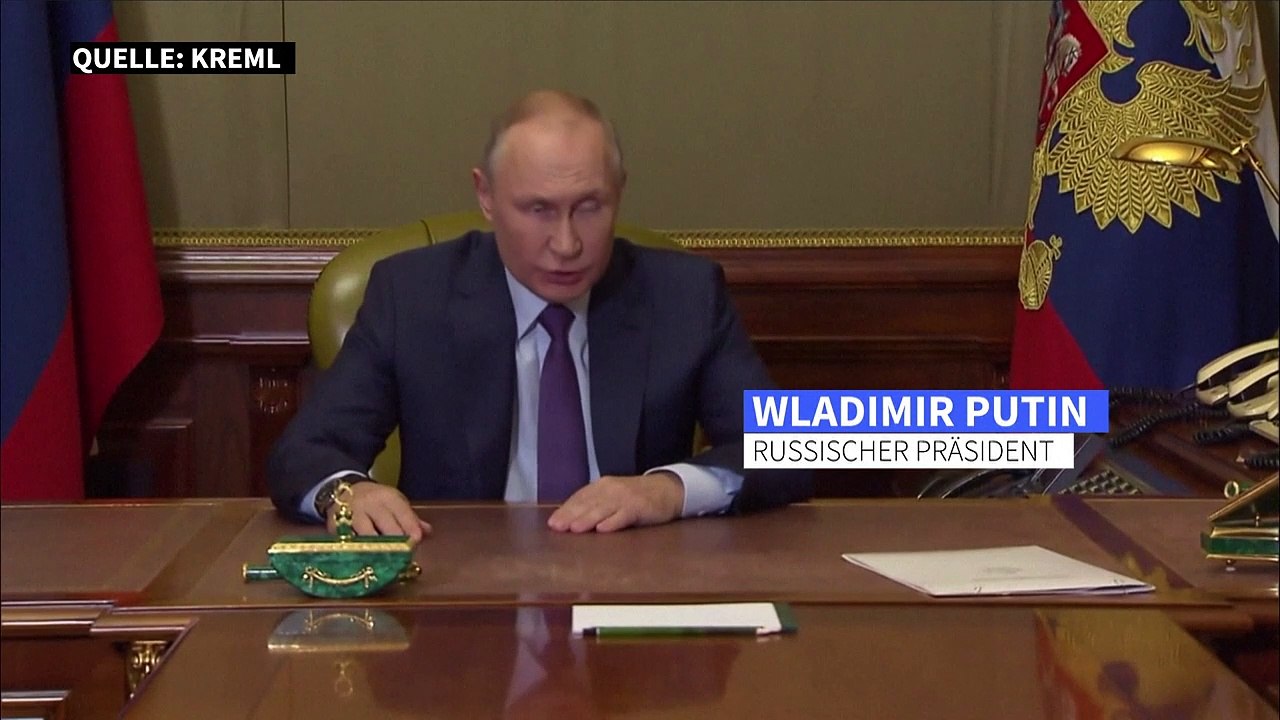 Putin zur Explosion auf Krim-Brücke: 'Zweifellos Terrorakt'