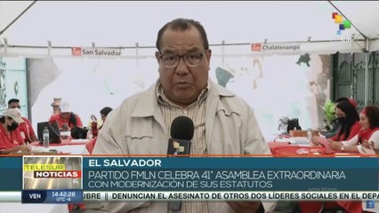 El Partido FMLN celebra una asamblea extraordinaria para la modernización de sus estatutos