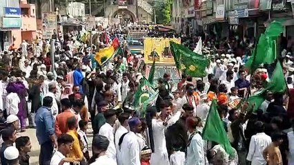 ईद मिलादुन्नबी : शहर में निकाला जुलूस