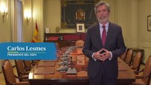 Carlos Lesmes anuncia su dimisión