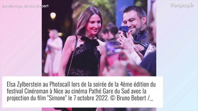 Elsa Zylberstein : Dentelles et épaules nues, l'actrice rayonne avec Samuel Le Bihan, à nouveau avec son ex