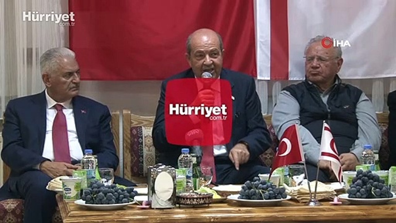 KKTC Cumhurbaşkanı Tatar, Erzincan'da Kıbrıs gazileriyle buluştu