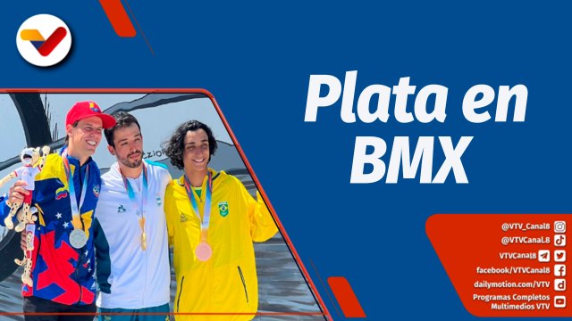 Deportes VTV | Daniel Dhers conquista plata en BMX en Suramericanos