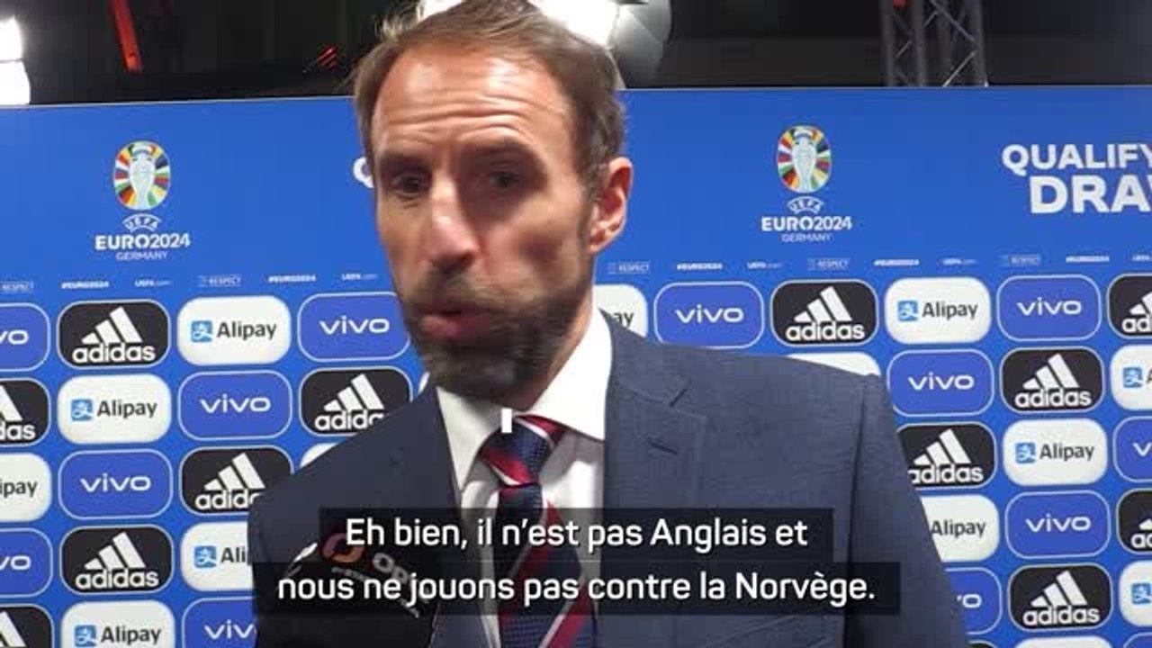 Angleterre - Quand Southgate est plutôt content de ne pas jouer contre Haaland et la Norvège