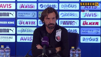 Andrea Pirlo: "Planladığımız gibi omuz omuza mücadele ettik"