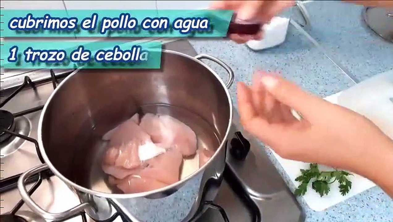 Como Hacer Pollo Mechado
