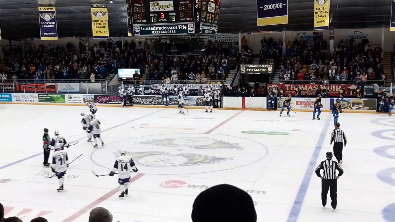 Fife Flyers boo Glasgow Clan coach video Dailymotion