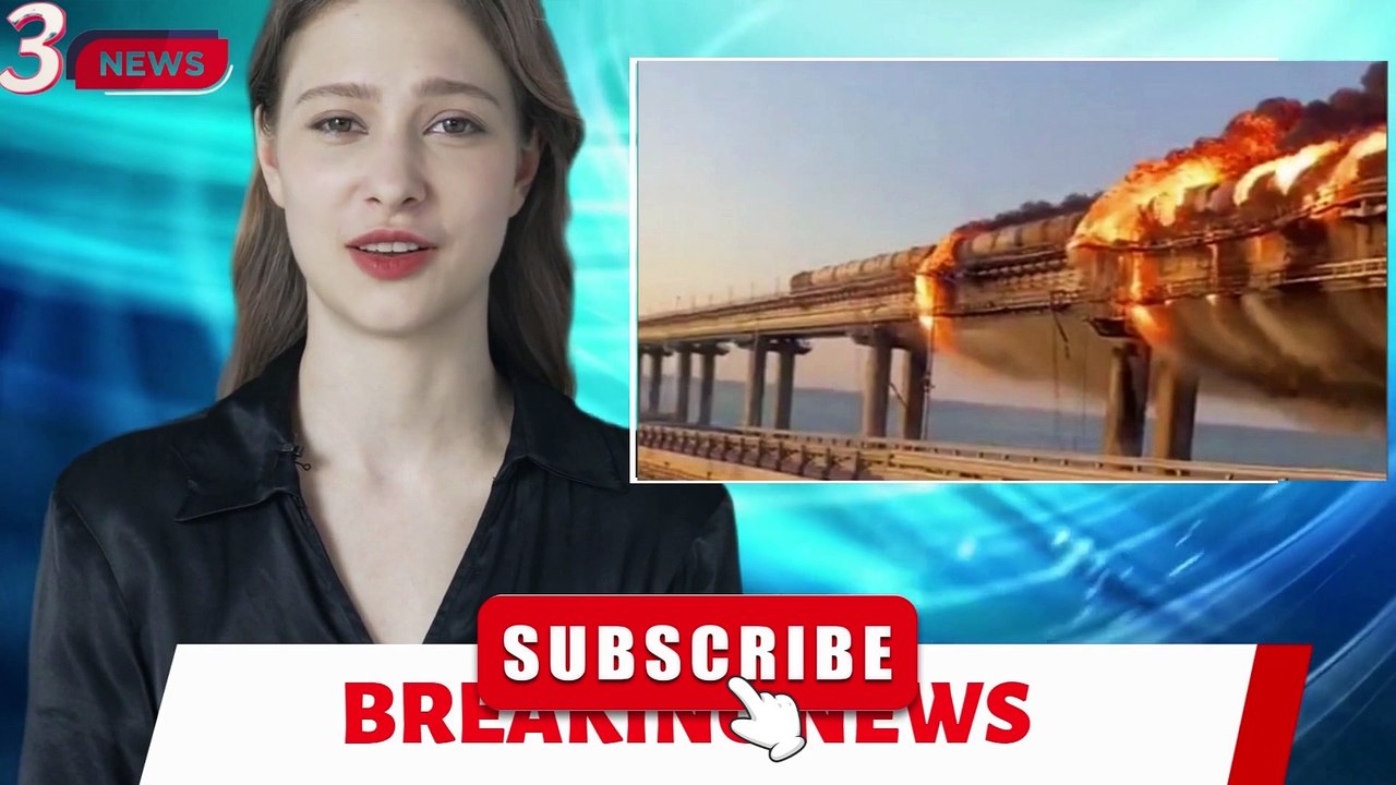 On the Crimea Bridge, Putin accuses Ukraine of "terrorism."