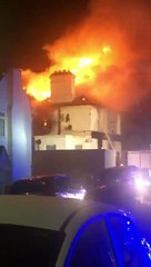 Fire at the Chilton Tavern pub in Ramsgate - credit Josh Roberts