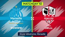 Marseille suffer first league defeat at home to Ajaccio