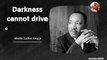 Darkness cannot drive out darkness | Martin Luther king Jr success quotes | Shanidev9656