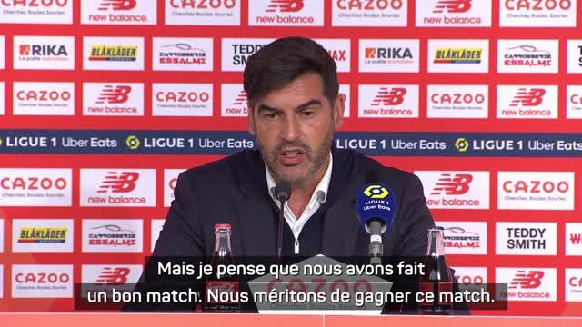 10e j. - Fonseca : Nous méritons de gagner ce match