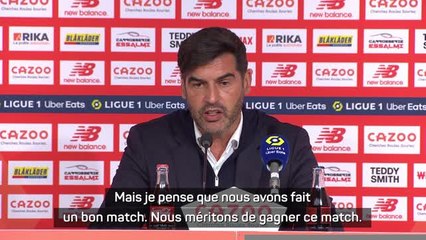 10e j. - Fonseca : "Nous méritons de gagner ce match"