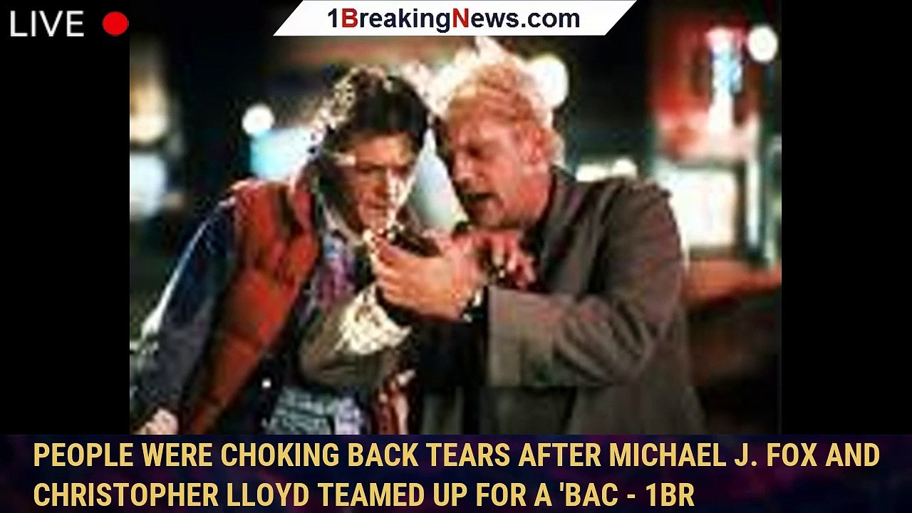 People Were Choking Back Tears After Michael J. Fox And Christopher