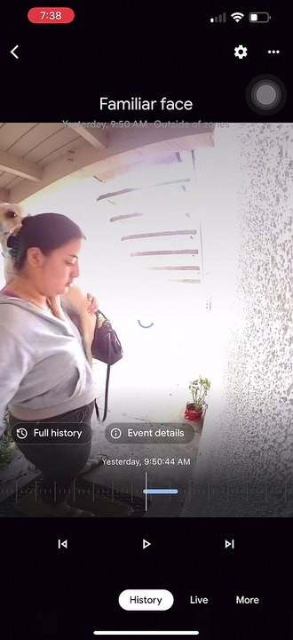 Lady Leaving While Carrying Puppy Hits Head on Stairs