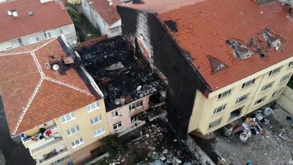 3 kişinin can verdiği facianın vahameti gün ağarınca gözüktü! Kadıköy'de patlama yaşanan binanın son hali görüntülendi