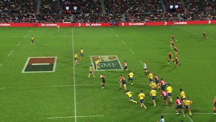 TOP 14 - Essai de Alexandre ROUMAT  (ST) - Stade Toulousain - ASM Clermont - Saison 2022/2023