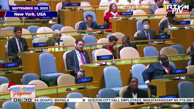 PBBM, humarap sa 77th session ng UNGA para ilahad ang magiging ambag at panukalang solusyon ng mga Pilipino