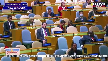 PBBM, humarap sa 77th session ng UNGA para ilahad ang magiging ambag at panukalang solusyon ng mga Pilipino
