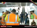 Usuarios del Metro de Caracas reconocen las labores de recuperación en el sistema ferroviario